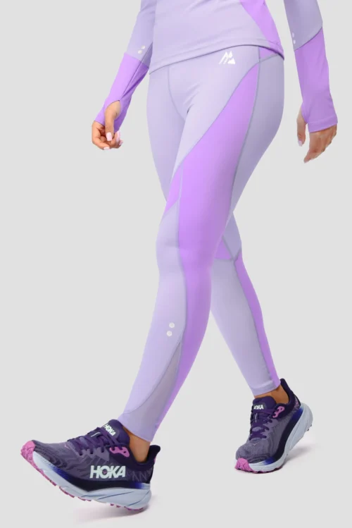 Power Panelled Legging - Periwinkle/Plum -Urban Sport Wear Store POWERPANELLEDLEGGING Periwinkle Plum side scaled