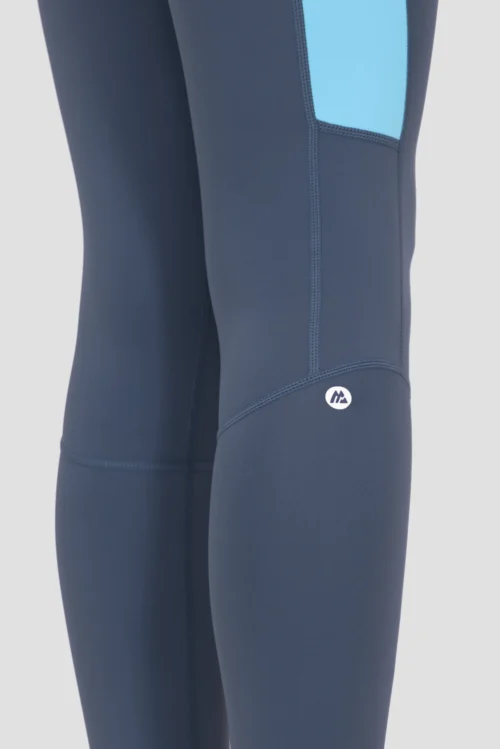 Power Panelled 2.0 Legging - Greyed Indigo/Citrus/Neon Sky -Urban Sport Wear Store PowerPanelled2.0Legging VintageIndigo ShadowLime Bluefishlogo scaled