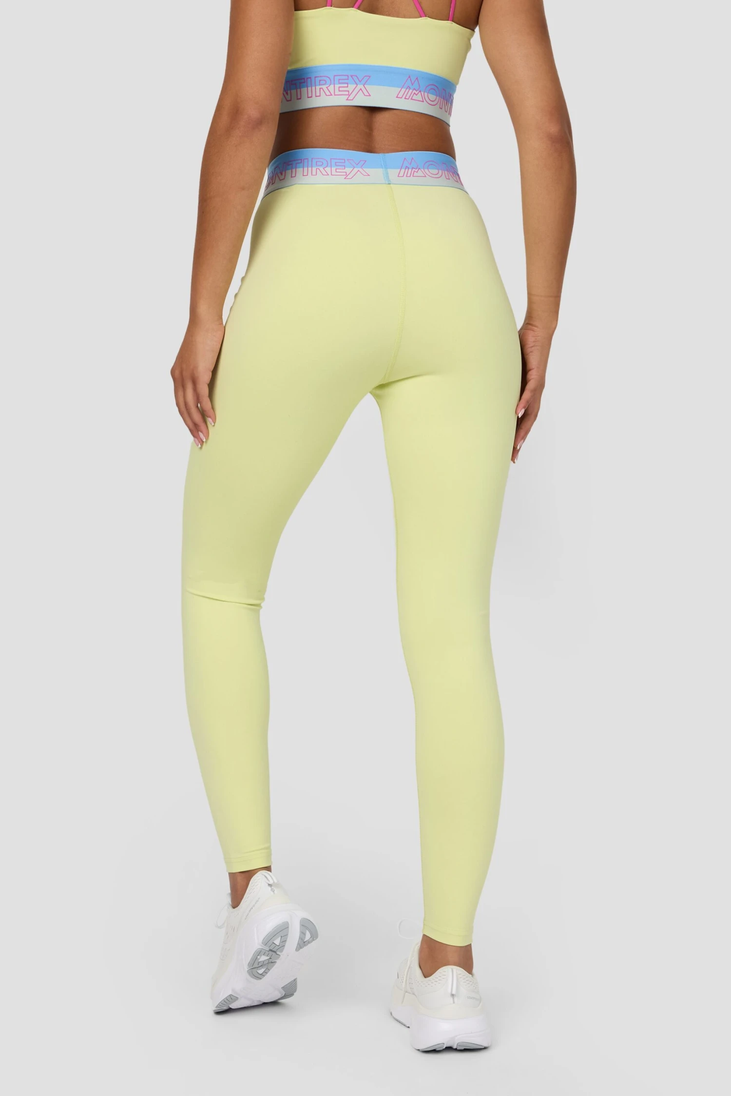 Icon Contrast 2.0 Legging - Citrus/Powder Blue/Breeze 3 Icon Contrast 2.0 Legging - Citrus/Powder Blue/Breeze - Image 3