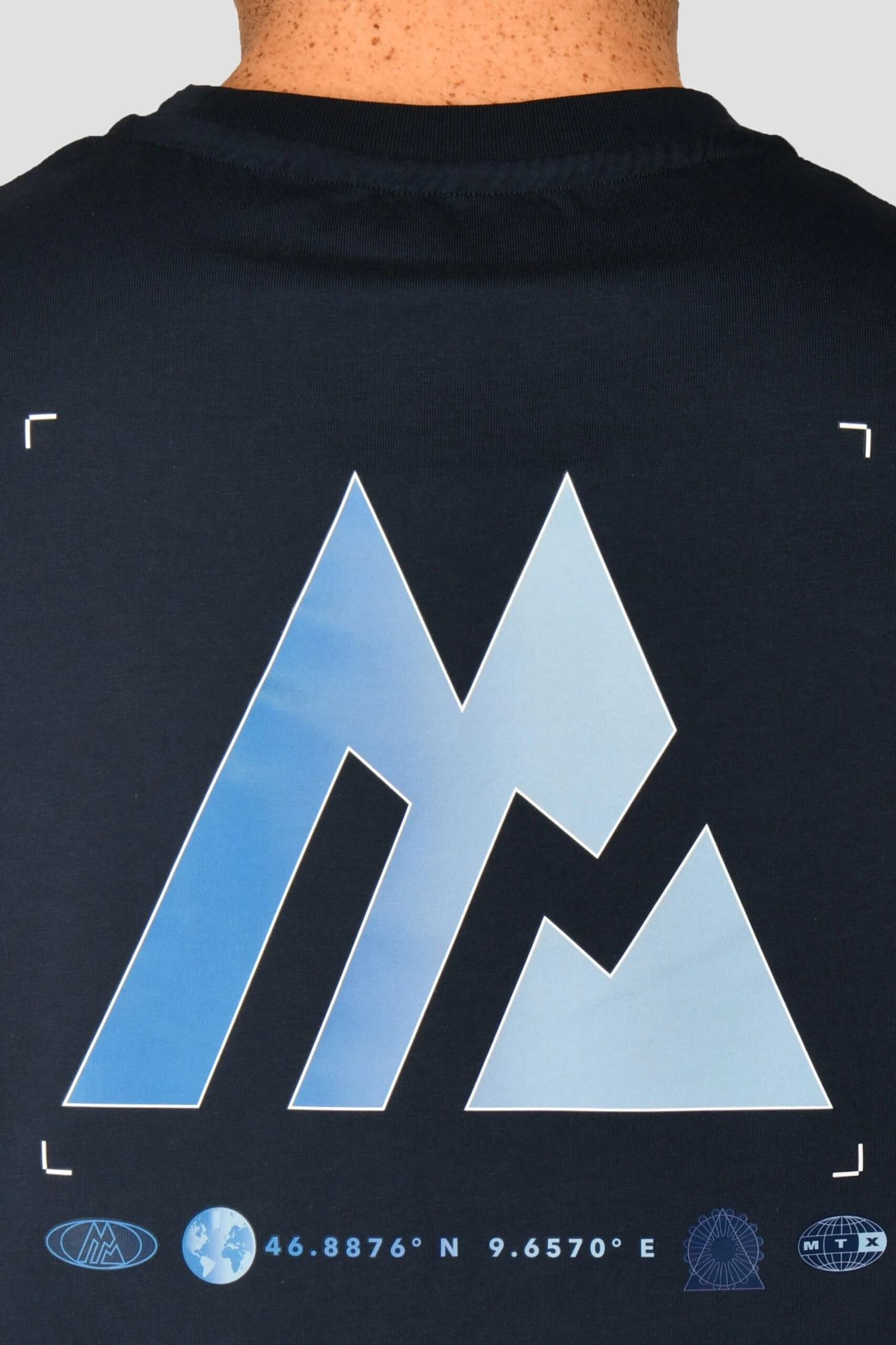 Radial T-Shirt - Midnight Blue 6 Radial T-Shirt - Midnight Blue - Image 6