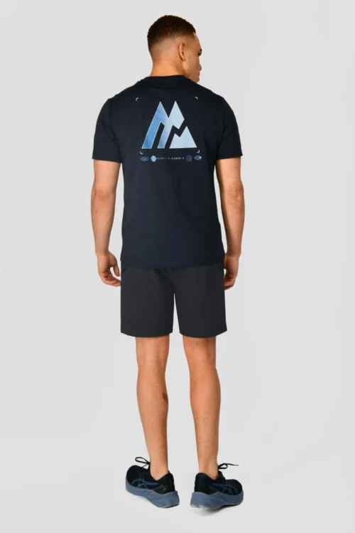 Radial T-Shirt - Midnight Blue 9 Radial T-Shirt - Midnight Blue -Urban Sport Wear Store RADIAL TEE MIDNIGHT BLUE back scaled