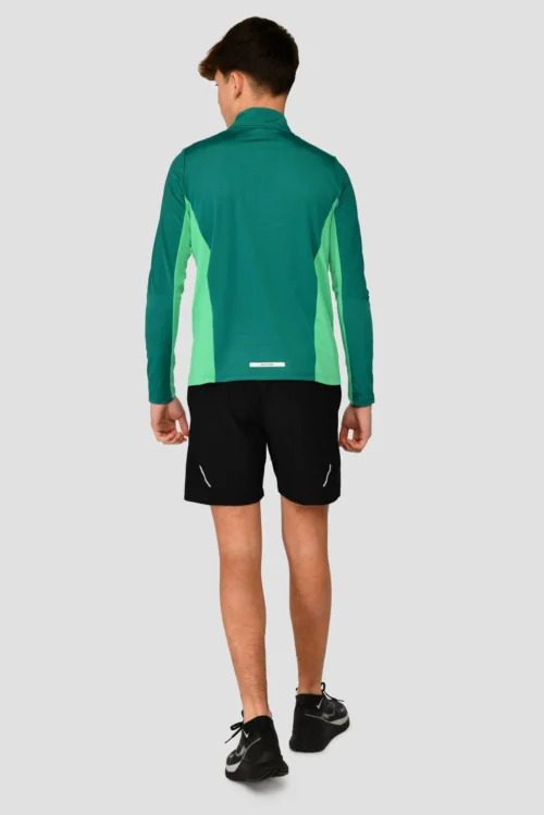 Junior Rush 1/4 Zip - Mountain Meadow/Deep Sea -Urban Sport Wear Store RUSH 1 4 ZIP MOUNTAIN MEADOW DEEP SEA back scaled