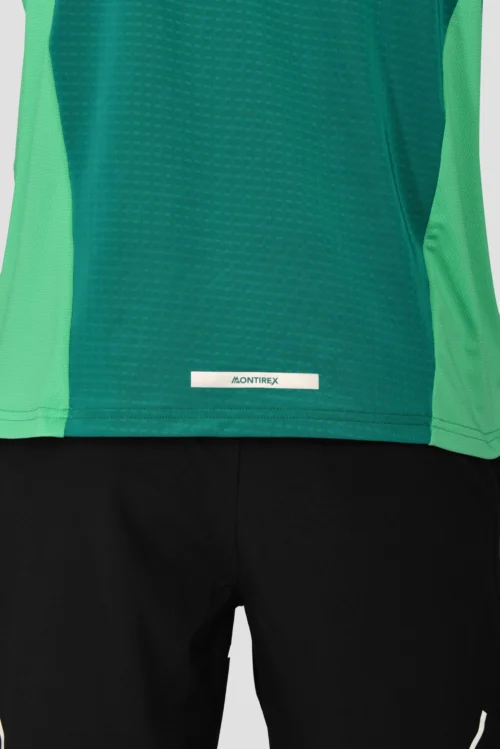 Junior Rush 1/4 Zip - Mountain Meadow/Deep Sea -Urban Sport Wear Store RUSH 1 4 ZIP MOUNTAIN MEADOW DEEP SEA close back detail scaled