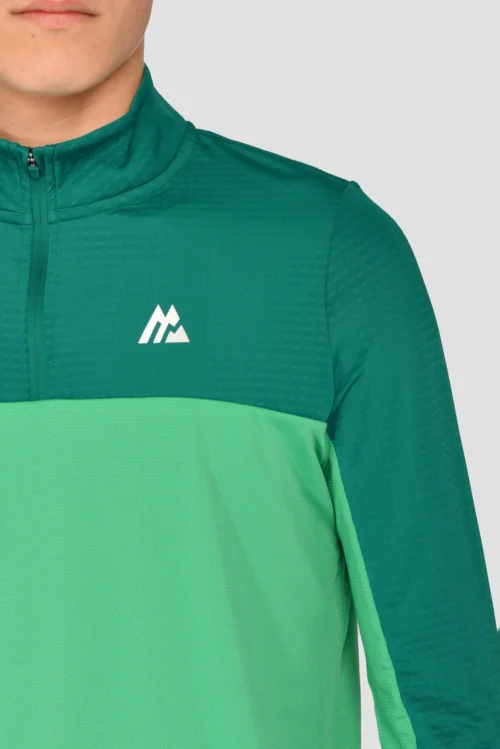 Junior Rush 1/4 Zip - Mountain Meadow/Deep Sea -Urban Sport Wear Store RUSH 1 4 ZIP MOUNTAIN MEADOW DEEP SEA close logo scaled