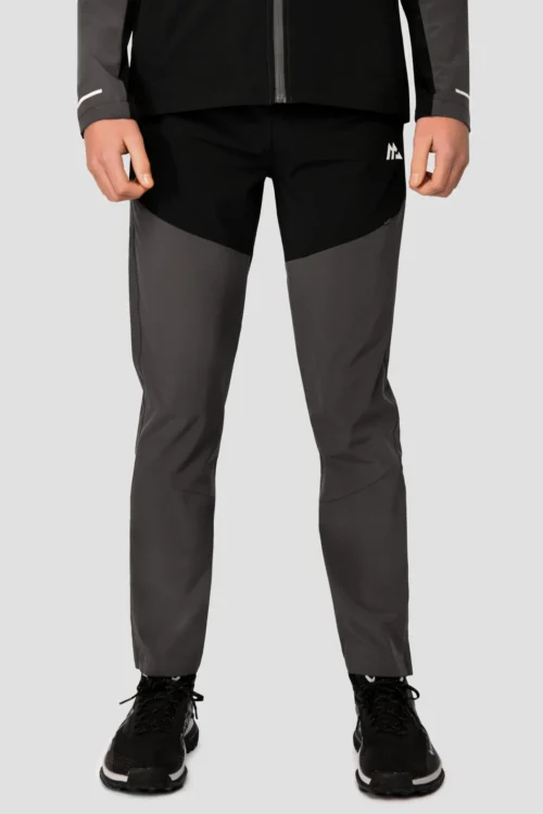 Junior Rush Running Pant - Jet Grey/Black -Urban Sport Wear Store RUSH RUNNING PANT JET GREY BLACK Close front scaled