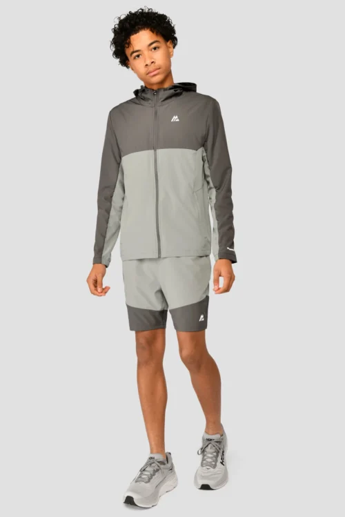 Junior Rush Running Short - Cement Grey/Platinum Grey 10 Junior Rush Running Short - Cement Grey/Platinum Grey -Urban Sport Wear Store RUSH RUNNING SHORT CEMENT GREY PLATINUM GREY full front scaled