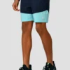 Junior Rush Running Short - Neon Sky/Midnight Blue
