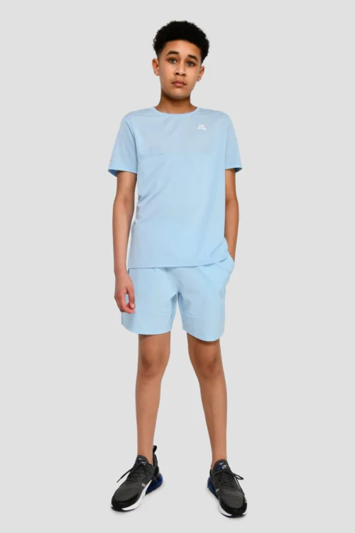 Junior Rush Running T-Shirt - Argentinian Blue 7 Junior Rush Running T-Shirt - Argentinian Blue -Urban Sport Wear Store RUSH TEE ARGENTINIAN BLUE front scaled