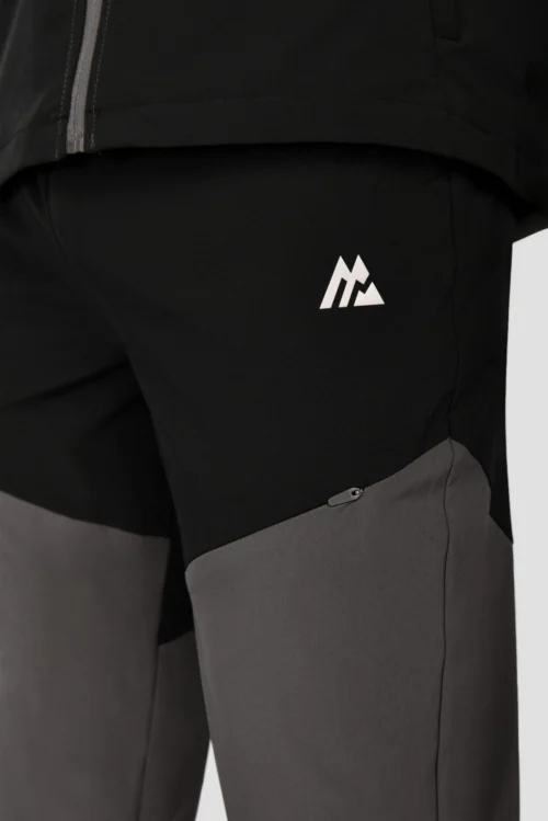Junior Rush Running Pant - Jet Grey/Black -Urban Sport Wear Store RUSHRUNNINGPANT JETGREY BLACK logodetail scaled