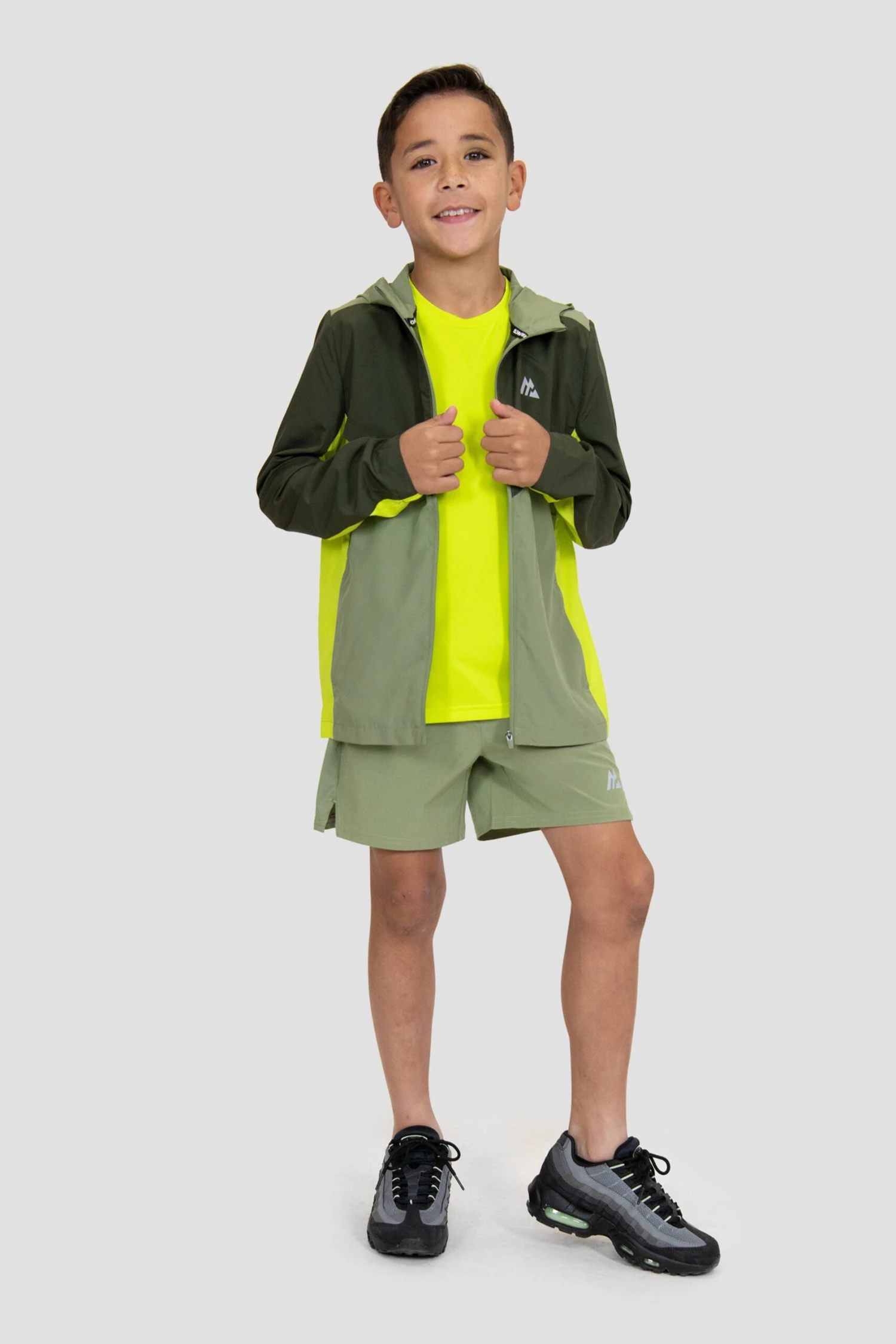 Boys Speed 2.0 Windbreaker - Fleck/Elm/Electric Lime 4 Boys Speed 2.0 Windbreaker - Fleck/Elm/Electric Lime - Image 4