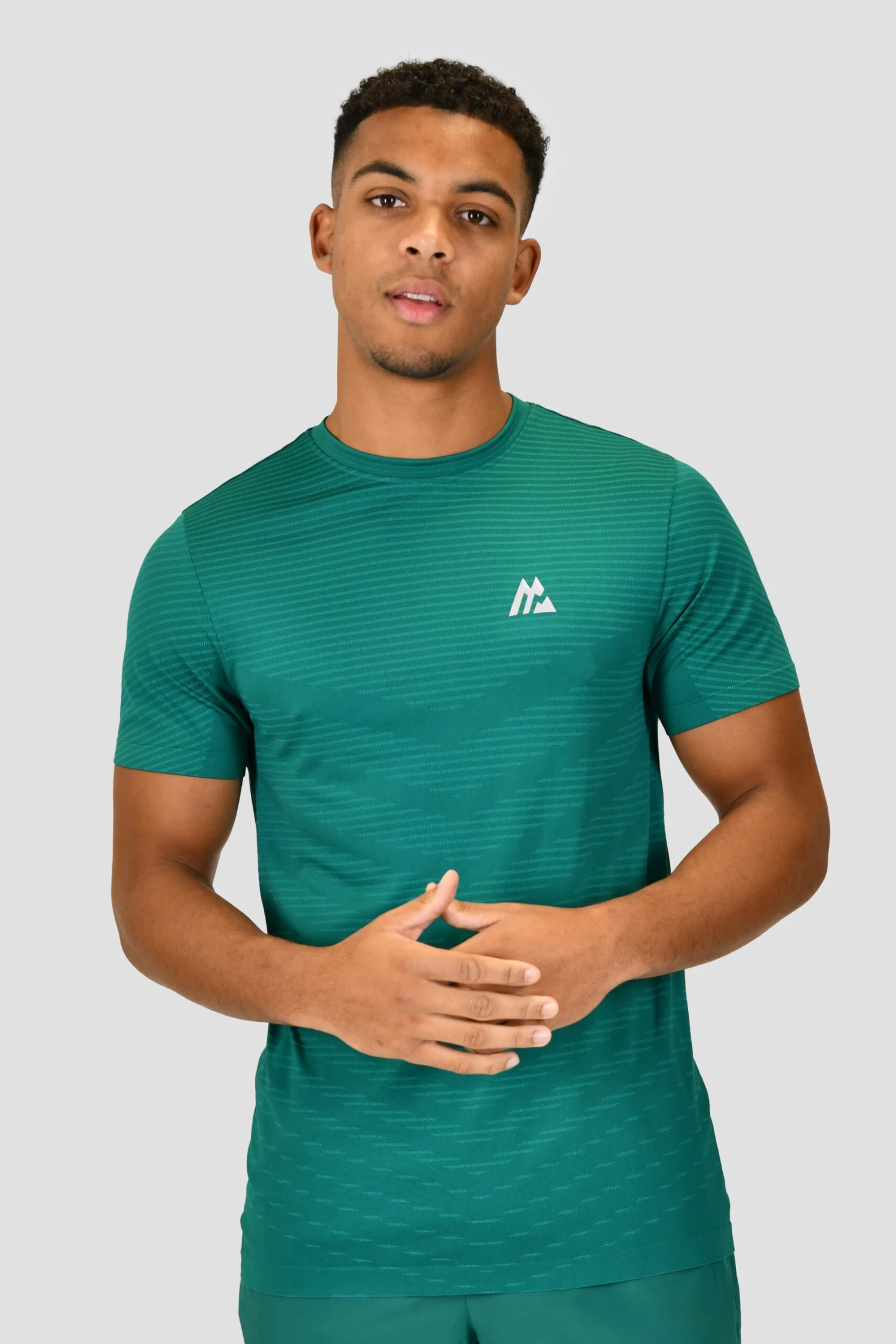 Speed Seamless T-Shirt - Deep Sea/Mountain Meadow 1 Speed Seamless T-Shirt - Deep Sea/Mountain Meadow