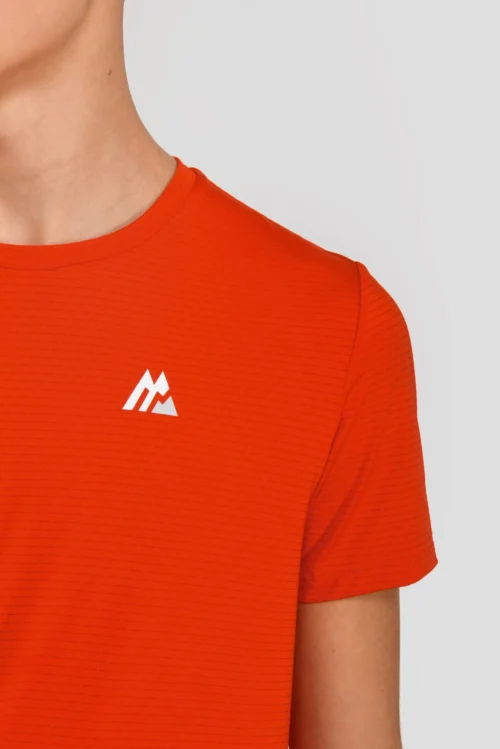 Junior Speed T-Shirt - Cardinal Red -Urban Sport Wear Store SPEED TEE CARDINAL RED logo detail scaled