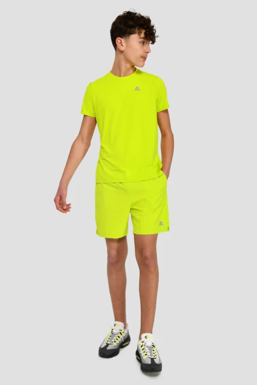 Junior Speed T-Shirt - Electric Lime -Urban Sport Wear Store SPEED TEE ELECTRIC LIME front scaled