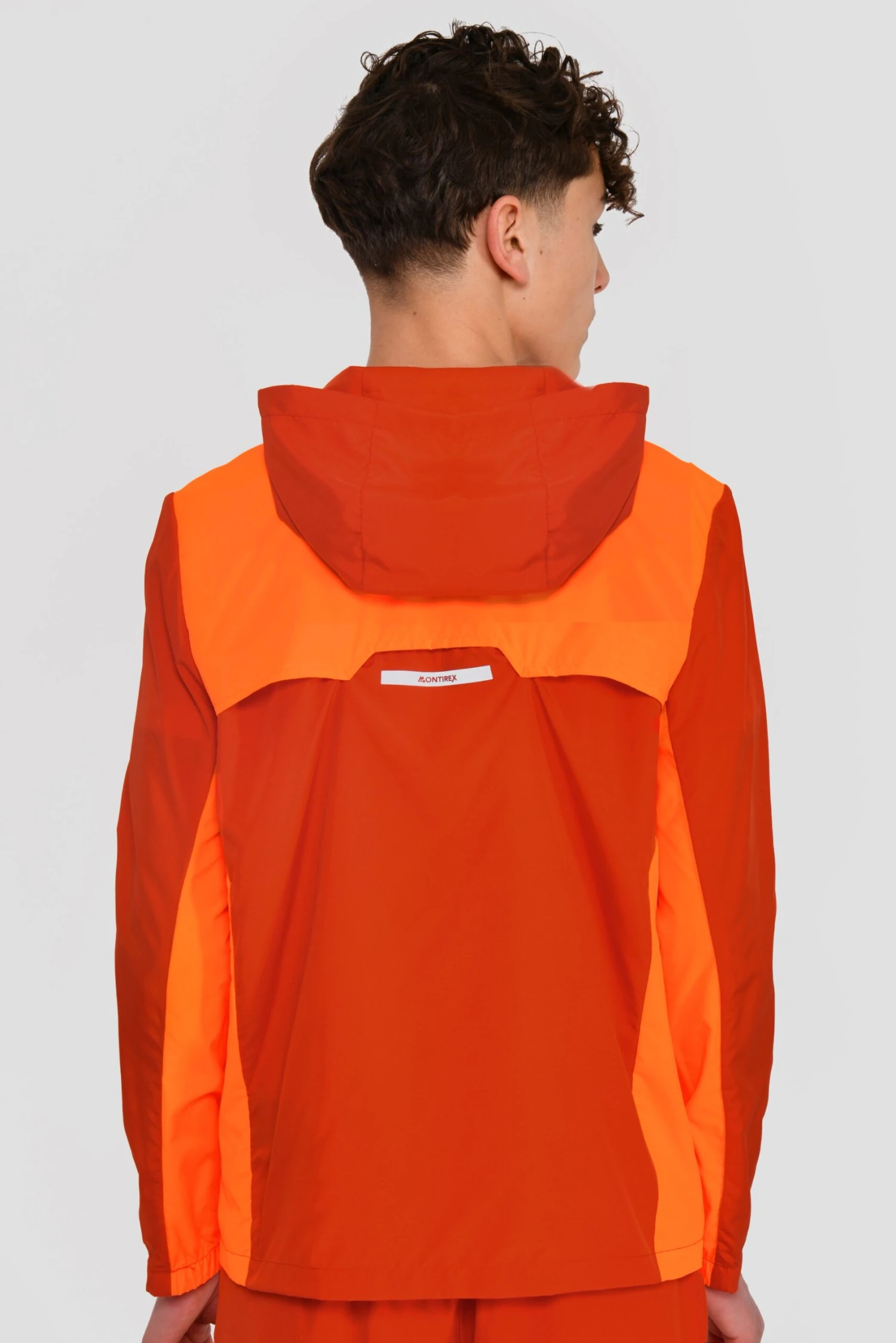Junior Speed Windbreaker - Cardinal Red/Fiery Orange 2 Junior Speed Windbreaker - Cardinal Red/Fiery Orange - Image 2