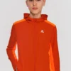 Junior Speed Windbreaker - Cardinal Red/Fiery Orange