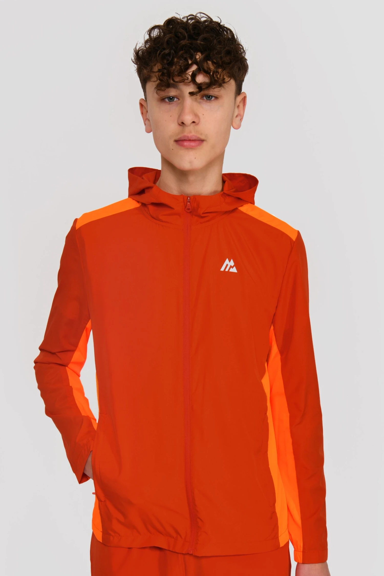 Junior Speed Windbreaker - Cardinal Red/Fiery Orange 1 Junior Speed Windbreaker - Cardinal Red/Fiery Orange