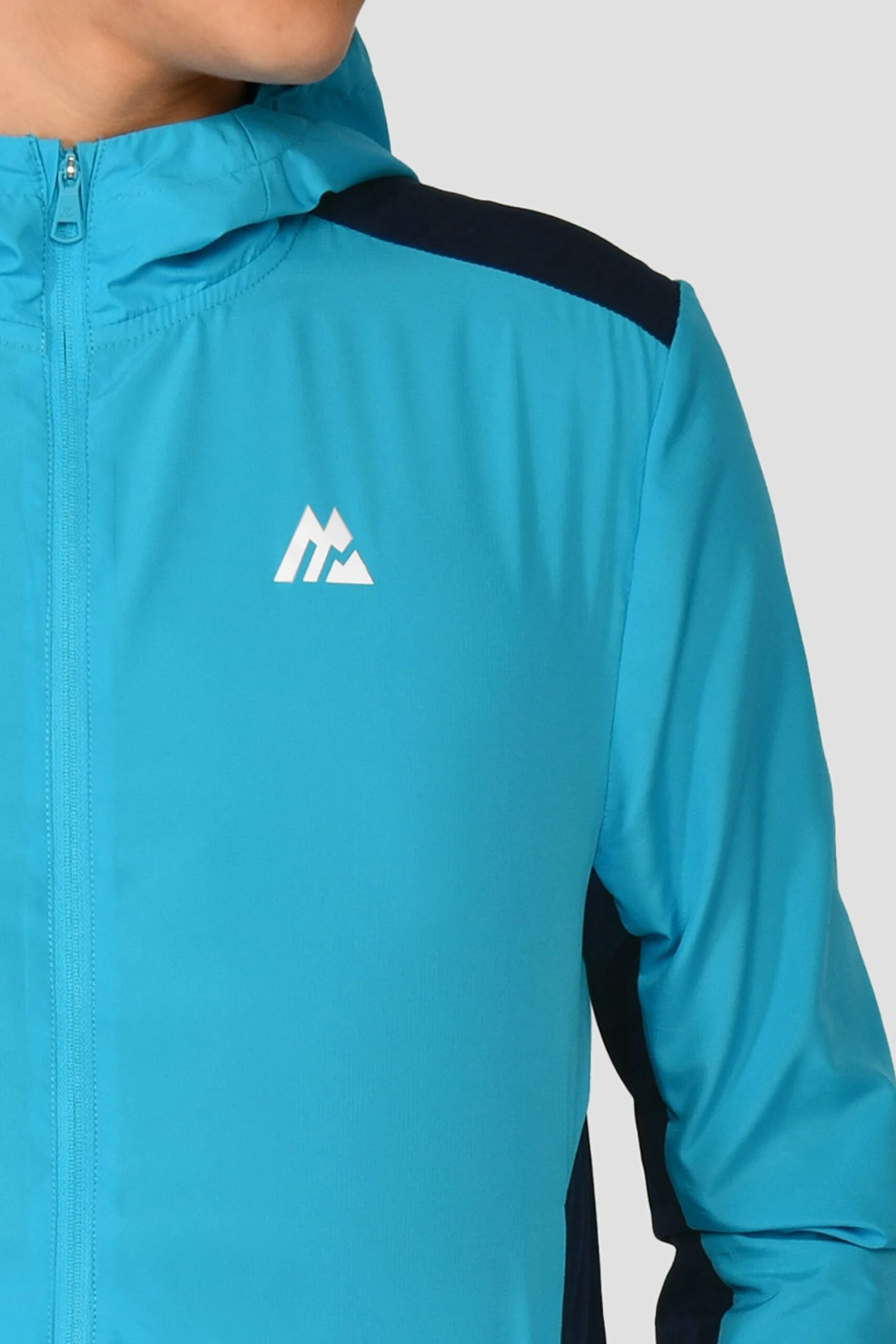 Junior Speed Windbreaker - Midnight Blue/Maya Blue 4 Junior Speed Windbreaker - Midnight Blue/Maya Blue - Image 4