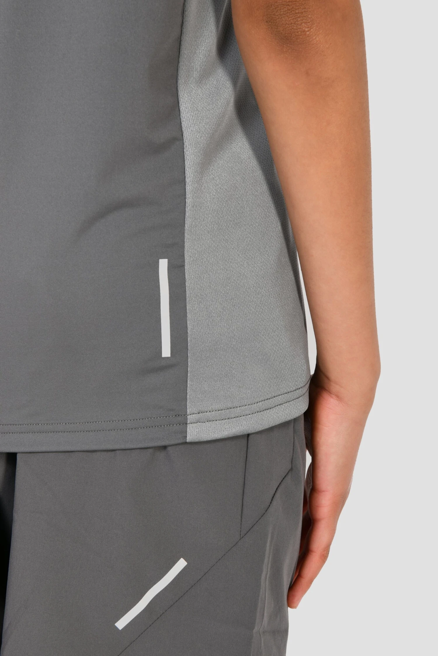 Junior Sprint T-Shirt - Cement Grey/Platinum Grey 5 Junior Sprint T-Shirt - Cement Grey/Platinum Grey - Image 5