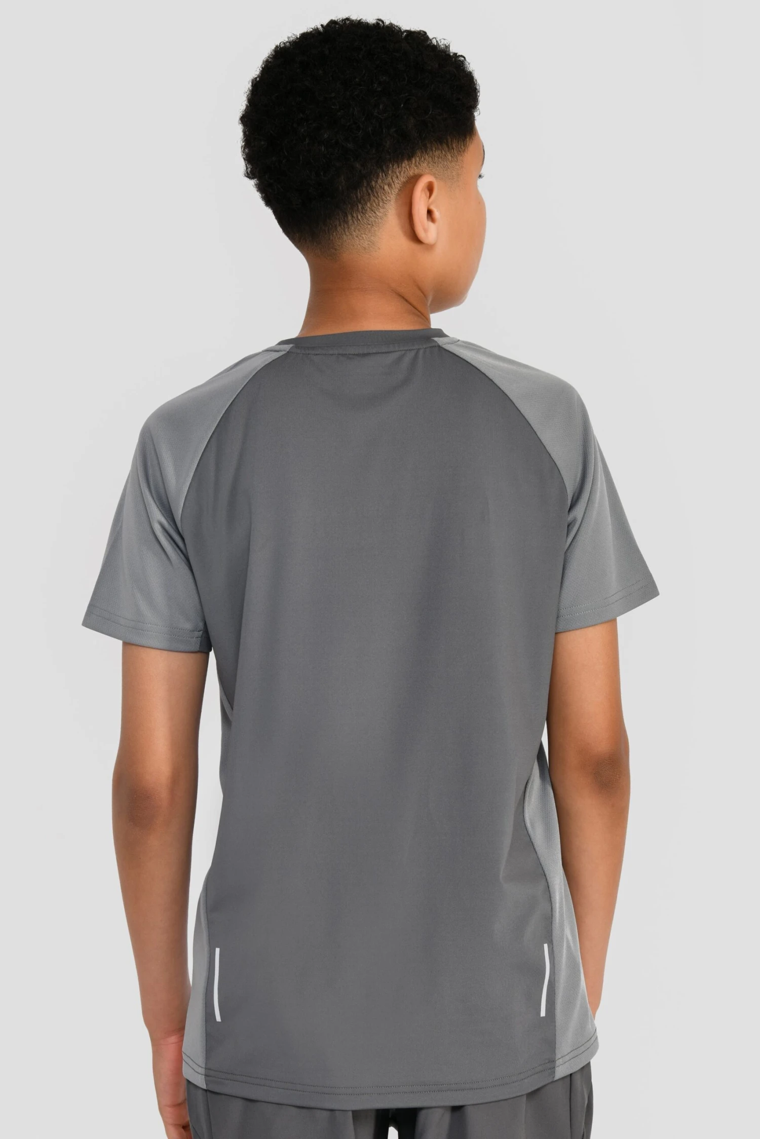 Junior Sprint T-Shirt - Cement Grey/Platinum Grey 2 Junior Sprint T-Shirt - Cement Grey/Platinum Grey - Image 2