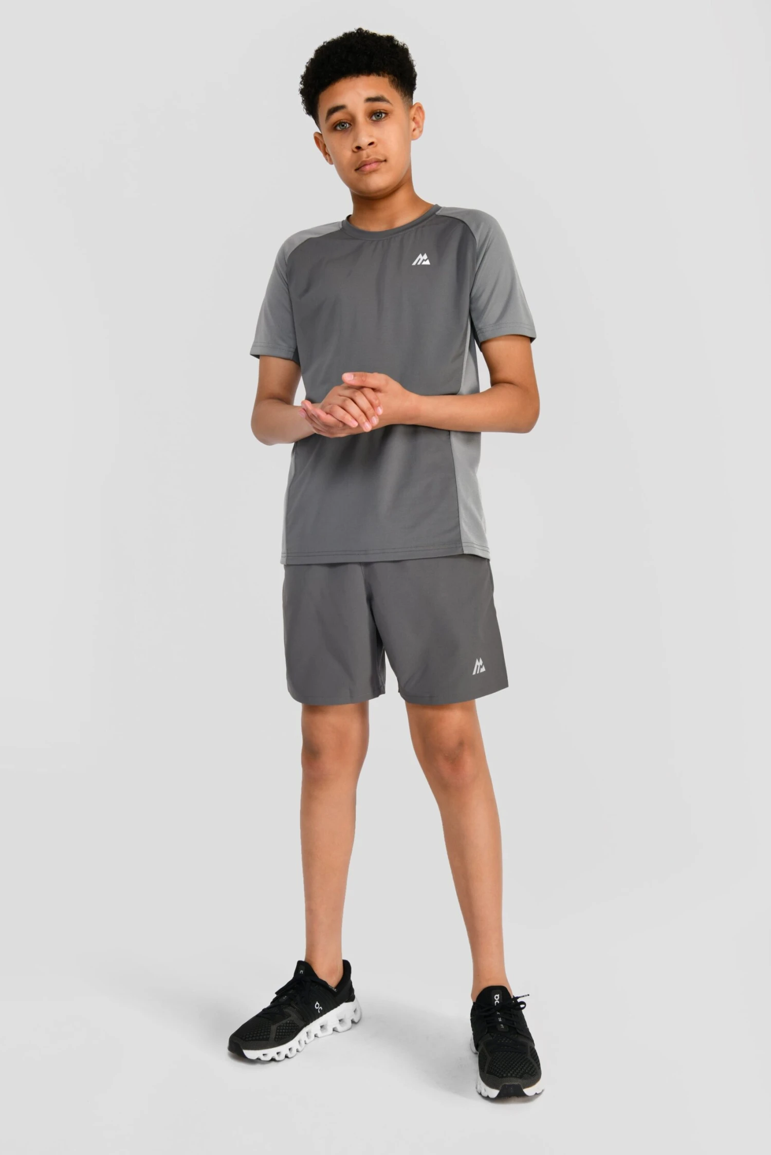 Junior Sprint T-Shirt - Cement Grey/Platinum Grey 3 Junior Sprint T-Shirt - Cement Grey/Platinum Grey - Image 3