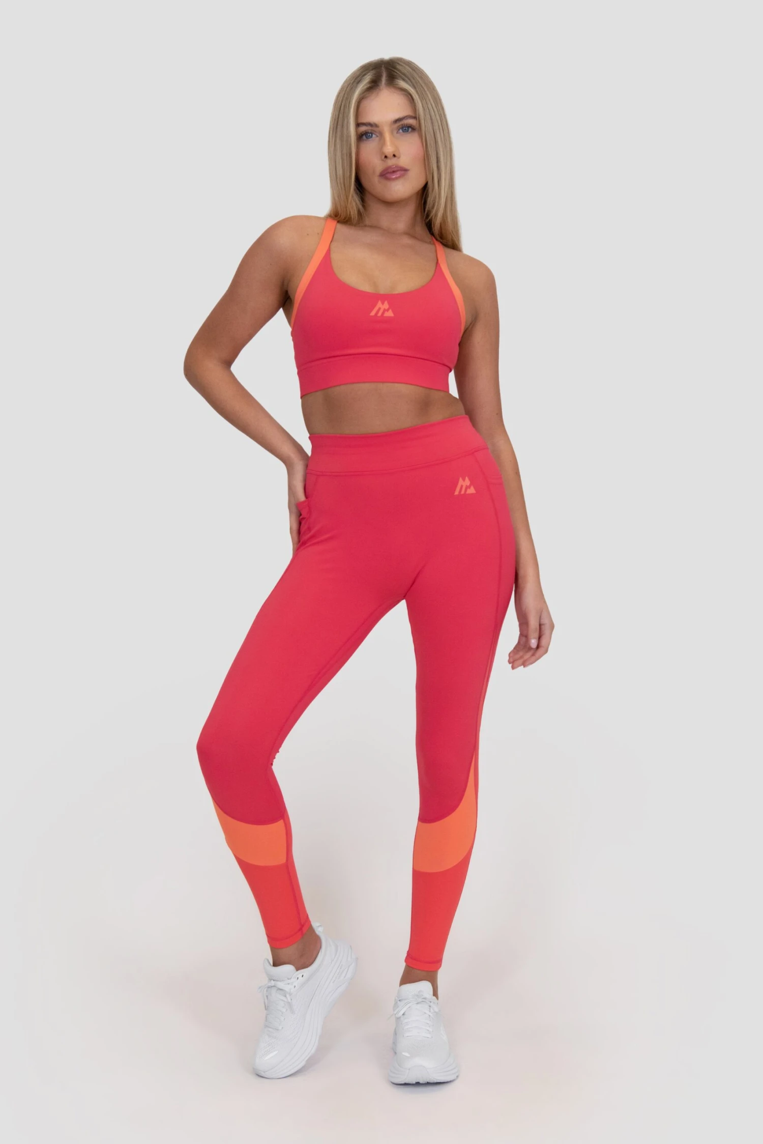 Stride Sports Bra - Strawberry Soda/Montipora/Pink Sherbet 2 Stride Sports Bra - Strawberry Soda/Montipora/Pink Sherbet - Image 2