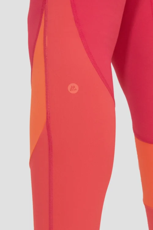 Stride Legging - Strawberry Soda/Montipora/Pink Sherbet -Urban Sport Wear Store STRIDE LEGGING RASPBERRY LIVING CORAL PARADISE PINK Back Reflective Detail scaled