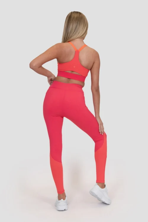 Stride Legging - Strawberry Soda/Montipora/Pink Sherbet -Urban Sport Wear Store STRIDE LEGGING RASPBERRY LIVING CORAL PARADISE PINK Full Back scaled
