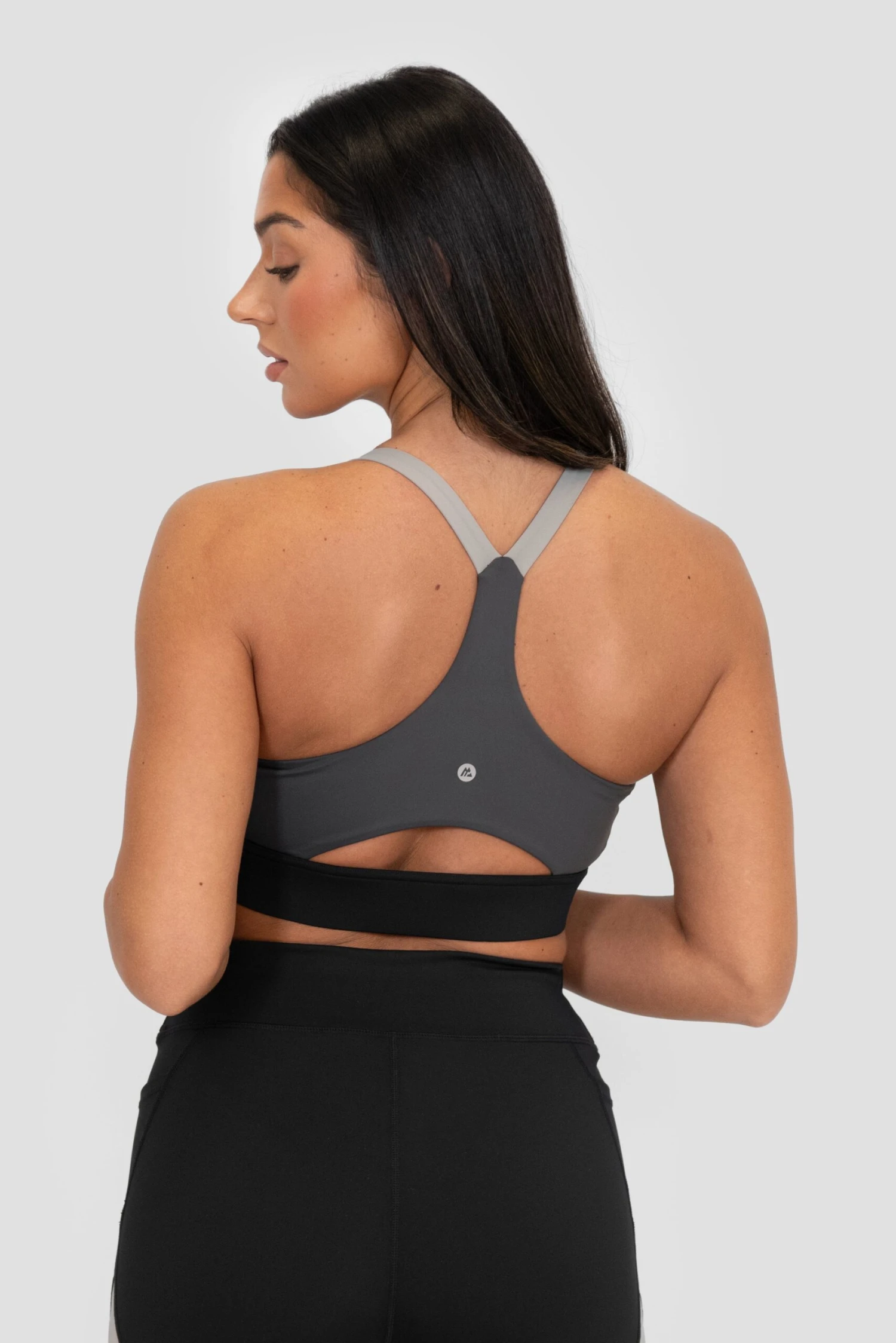 Stride Sports Bra - Black/Basalt/Asphalt 3 Stride Sports Bra - Black/Basalt/Asphalt - Image 3
