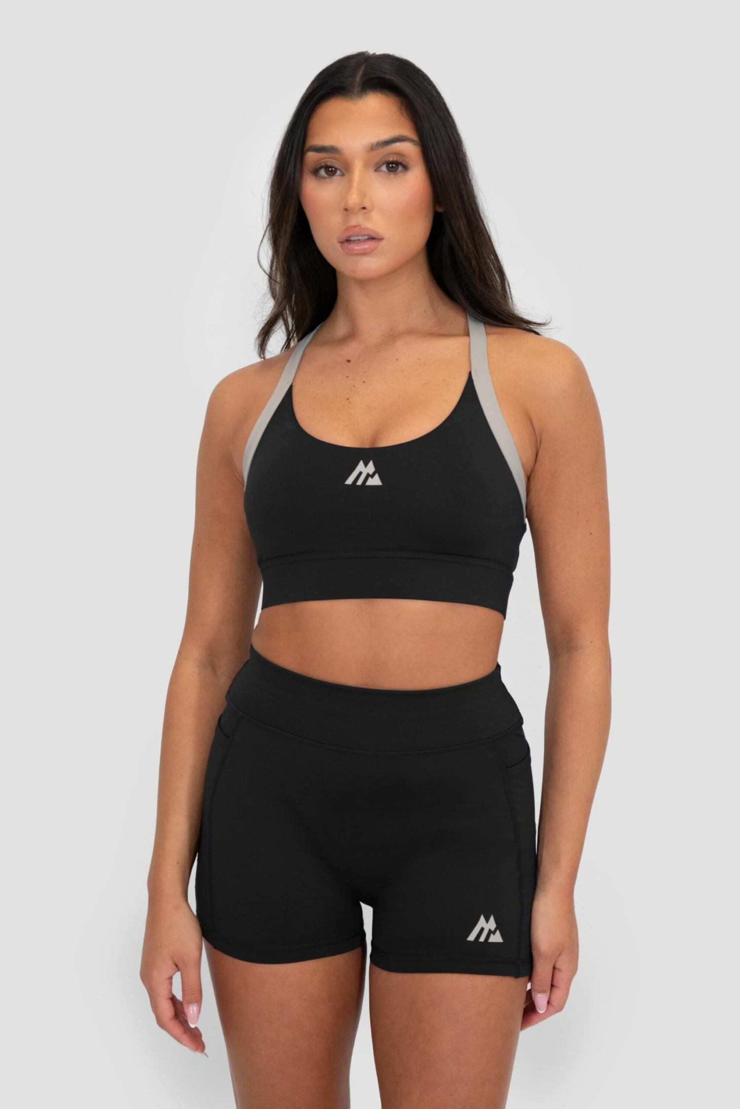 Stride Sports Bra - Black/Basalt/Asphalt 1 Stride Sports Bra - Black/Basalt/Asphalt
