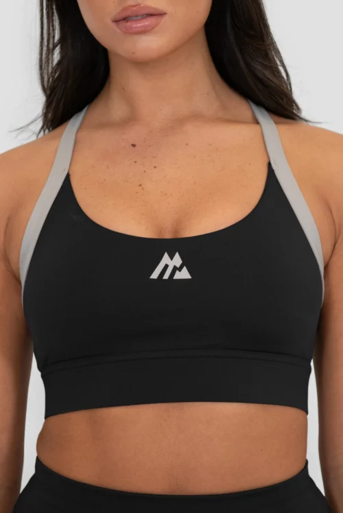 Stride Sports Bra - Black/Basalt/Asphalt 8 Stride Sports Bra - Black/Basalt/Asphalt -Urban Sport Wear Store STRIDE BRA BLACK BEAUTY ULTIMATE GRAY ASPHALT Logo scaled