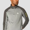 Summit Poly 1/4 Zip - Platinum Grey Marl/Cement Grey