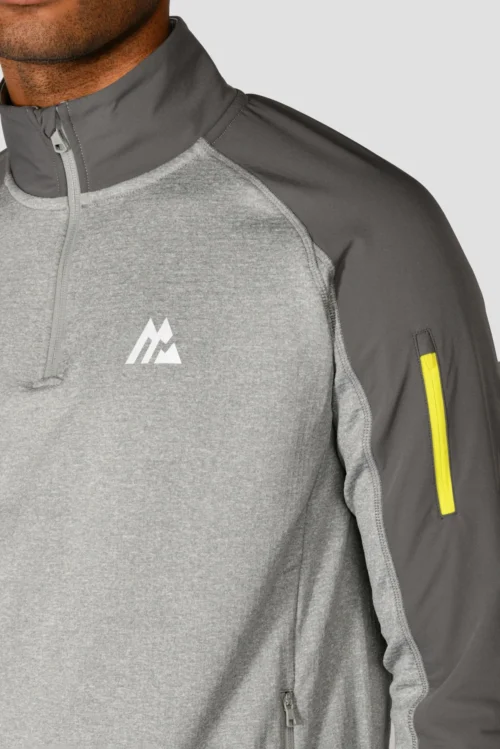 Summit Poly 1/4 Zip - Platinum Grey Marl/Cement Grey 11 Summit Poly 1/4 Zip - Platinum Grey Marl/Cement Grey -Urban Sport Wear Store SUMMIT POLY 1 4 ZIP PLATINUM GREY MARL CEMENT GREY close scaled