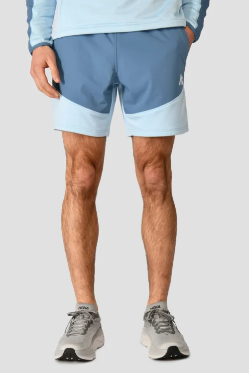Summit Poly Short - Moonstone Marl/Steel Blue -Urban Sport Wear Store SUMMIT POLY SHORT MOONSTONE MARL STEEL BLUE front scaled