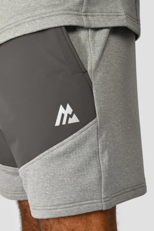 Summit Poly Short - Platinum Grey Marl/Cement Grey 13 Summit Poly Short - Platinum Grey Marl/Cement Grey -Urban Sport Wear Store SUMMIT POLY SHORT PLATINUM GREY MARL CEMENT GREY close scaled