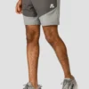 Summit Poly Short - Platinum Grey Marl/Cement Grey