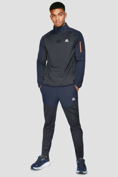 Summit Jogger - Navy Marl/Midnight Blue -Urban Sport Wear Store SUMMITPOLYJOGGER NAVYMARL MIDNIGHTBLUE fullfront scaled