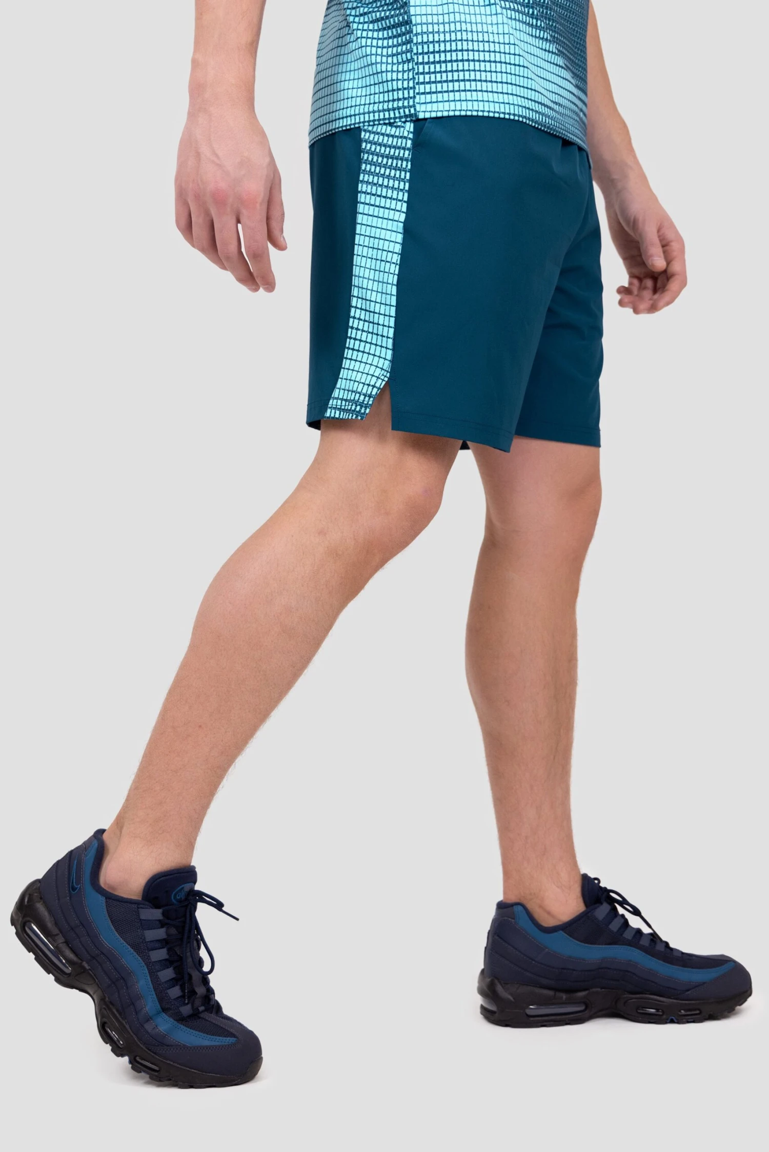 Peak Print Short - Abyssal/Neon Sky 2 Peak Print Short - Abyssal/Neon Sky - Image 2