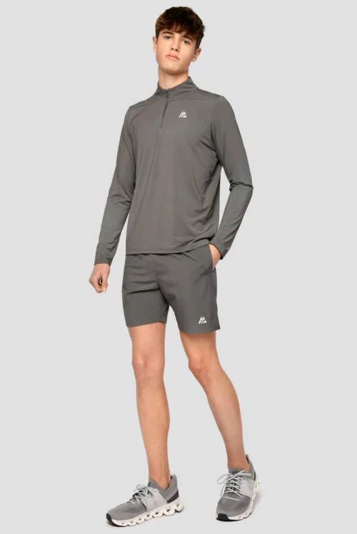Junior Speed 1/4 Zip - Cement Grey 7 Junior Speed 1/4 Zip - Cement Grey -Urban Sport Wear Store Speed1 4Zip CementGrey FullFront scaled