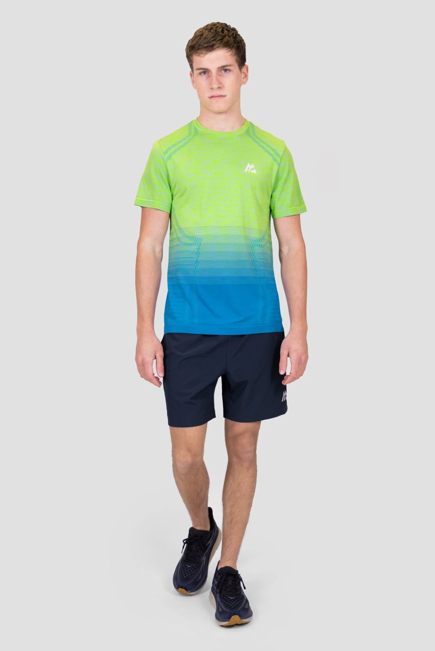 Vector Seamless T-Shirt - Yellow/Blue 3 Vector Seamless T-Shirt - Yellow/Blue - Image 3