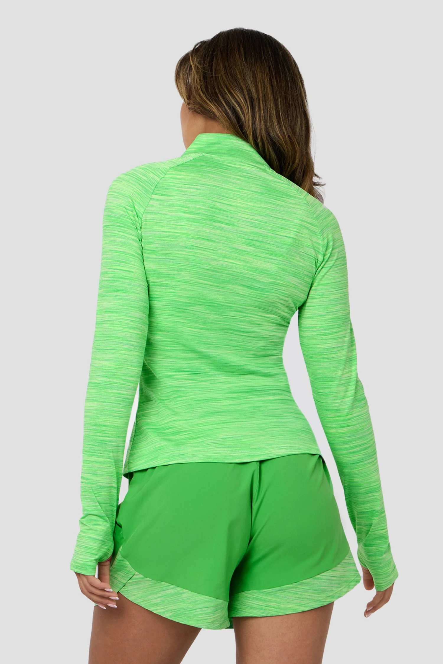 Women's Trail 1/4 Zip - Green Multi 3 Women's Trail 1/4 Zip - Green Multi - Image 3