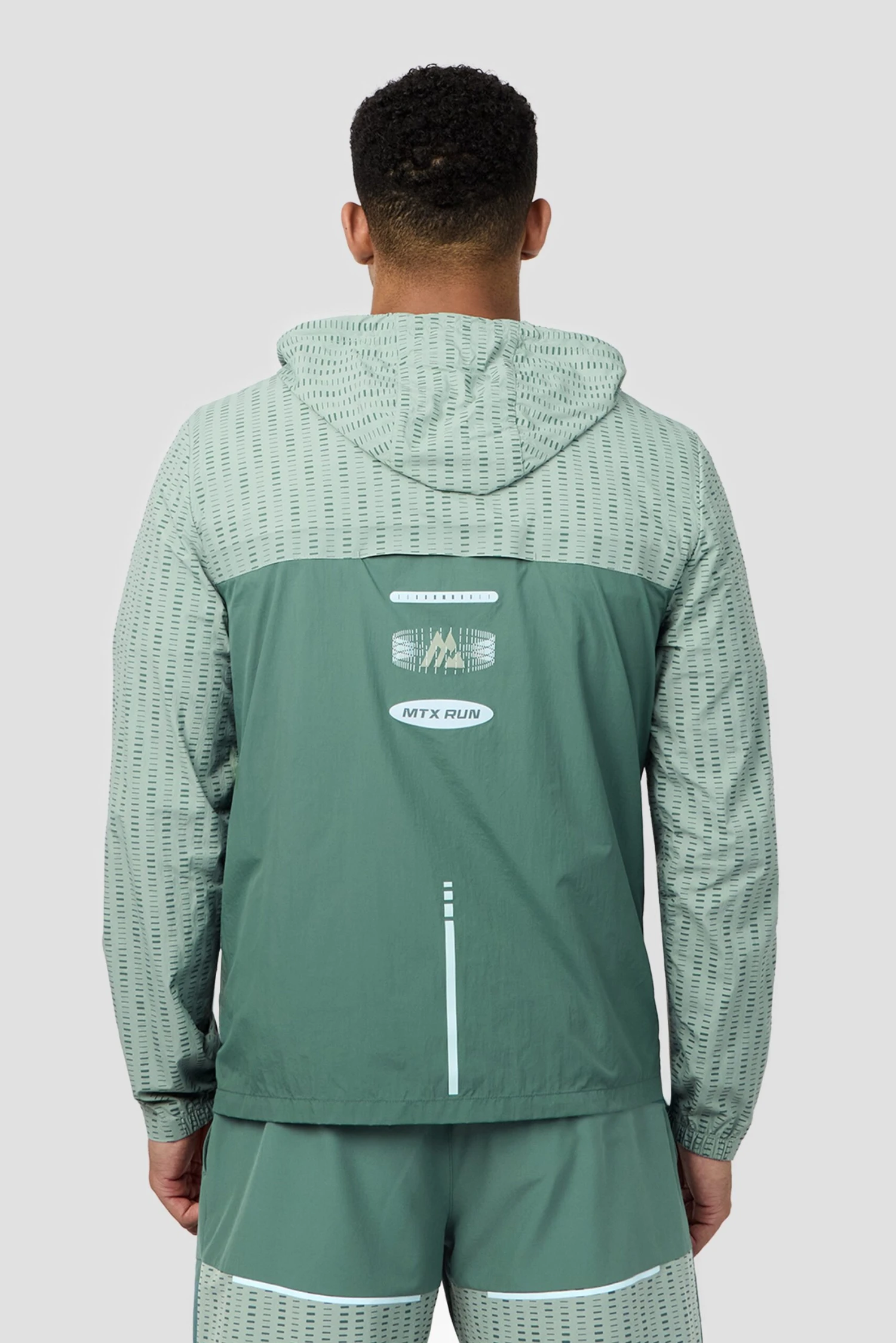 MTX Run Tempo Windbreaker - Feather/Dolphin 2 MTX Run Tempo Windbreaker - Feather/Dolphin - Image 2