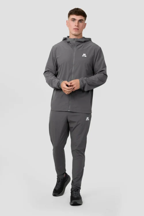 Trace Running Pant - Cement Grey -Urban Sport Wear Store TRACE PANT CASTLEROCK FULL FRONT scaled