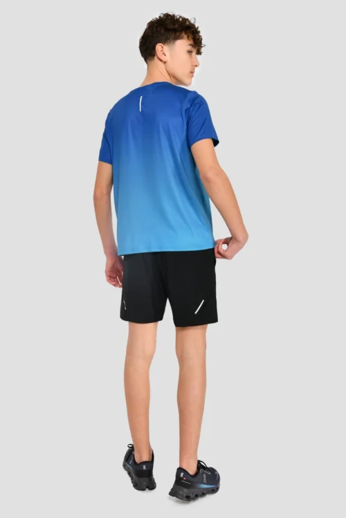 Junior Track Fade T-Shirt - Cobalt/Maya Blue 8 Junior Track Fade T-Shirt - Cobalt/Maya Blue -Urban Sport Wear Store TRACK FADE TEE COBALT MAYA BLUE back scaled