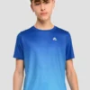 Junior Track Fade T-Shirt - Cobalt/Maya Blue