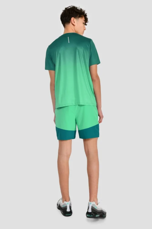 Junior Track Fade T-Shirt - Deep Sea/Mountain Meadow -Urban Sport Wear Store TRACK FADE TEE DEEP SEA MOUNTAIN MEADOW back scaled