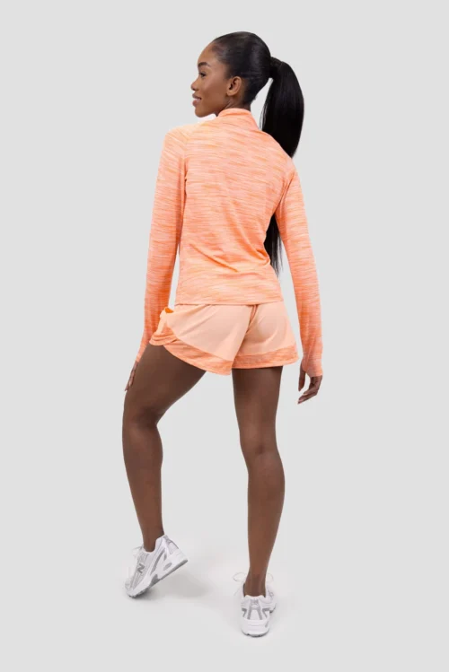 Women's Trail 1/4 Zip - Coral/Peach -Urban Sport Wear Store TRAIL 1 4 ZIP PEACH NECTAR MELON PAPAYA PUNCH 4 scaled