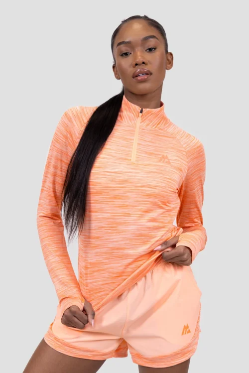 Women's Trail 1/4 Zip - Coral/Peach