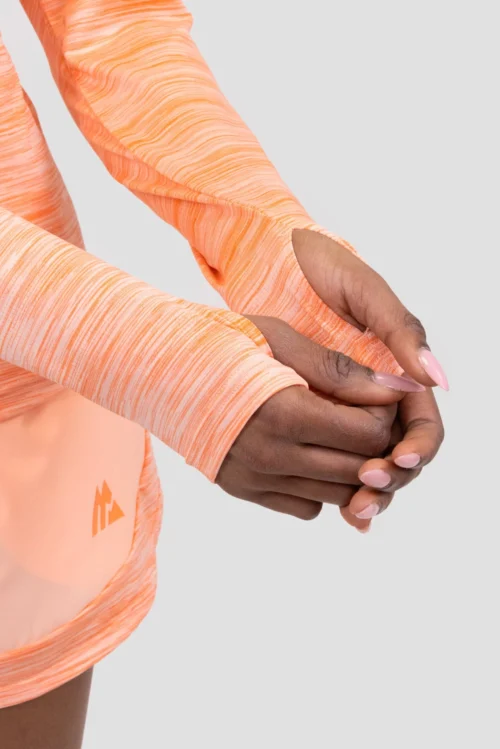 Women's Trail 1/4 Zip - Coral/Peach -Urban Sport Wear Store TRAIL 1 4 ZIP PEACHNECTAR MELON PAPAYAPUNCH 5 scaled