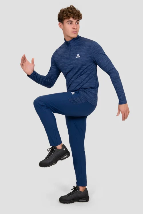 Trail 1/4 Zip - Navy Multi -Urban Sport Wear Store TRAIL 2.0 1 4 ZIP ESTATE BLUE SET SAIL TRUE NAVY motion scaled