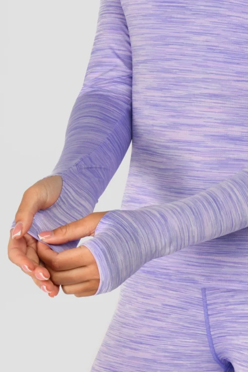 Women's Trail 2.0 1/4 Zip - Lilac Multi -Urban Sport Wear Store TRAIL 2.0 1 4 ZIP LILAC BLOOM MAGNOLIA PEARLY HEATHER AMETHYST sleeve detail scaled